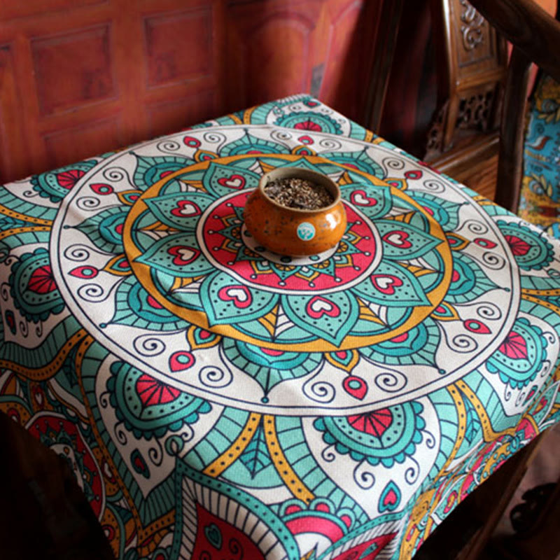 Mythstone Boho Mandala Tablecloth Home Table Cover Decor