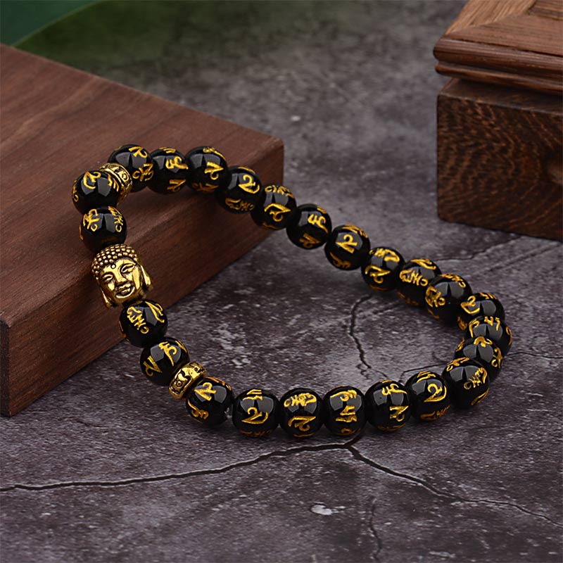 Mythstone Tibetan Buddha Mantra Amulet Bracelet