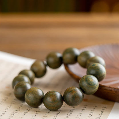 Mythstone Tibetan Green Sandalwood Soothing Cure Bracelet