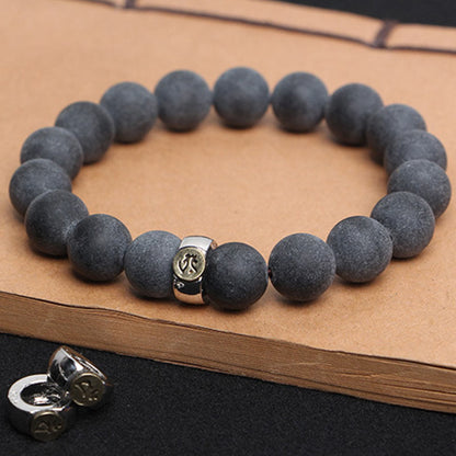 Pulsera curativa de ciprés tibetano con Buda natal del zodíaco chino Mythstone 