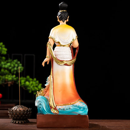 Mythstone Bodhisattva Nuwa Protection Resin Statue Home Decoration