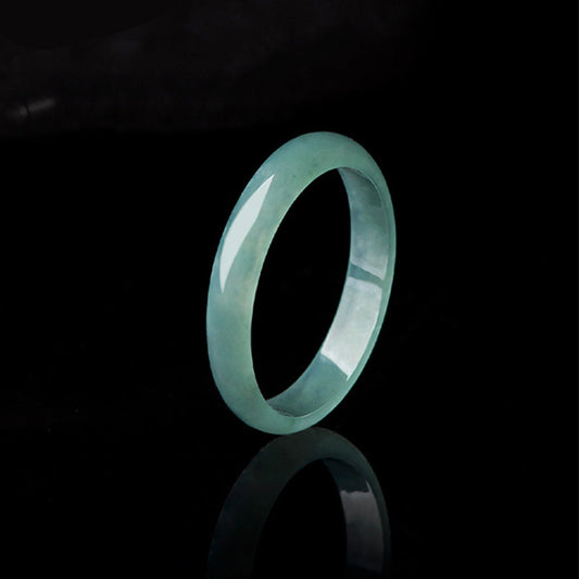 Mythstone Natural Jade Prosperity Protection Ring