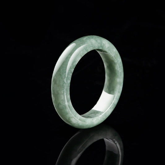 Mythstone Natural Jade Abundance Healing Ring