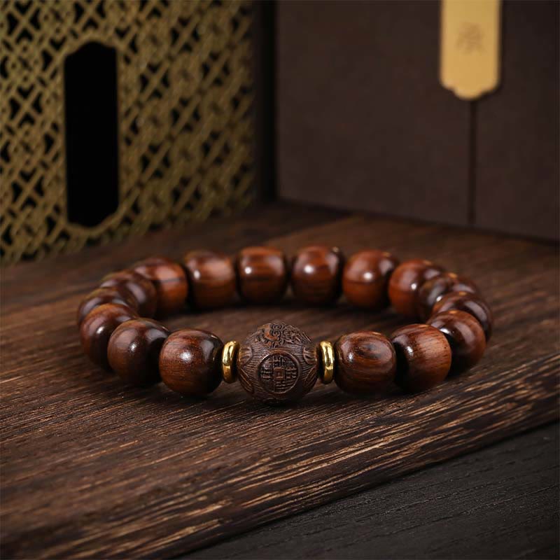 Mythstone Natural Rosewood Compassion Bracelet