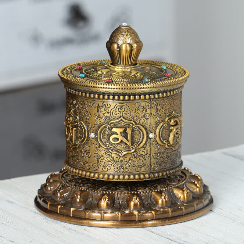 Mythstone Tibetan Blessing Prayer Wheel Car Decoration