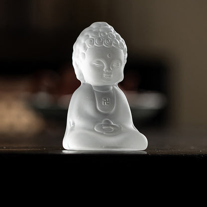 Mythstone Mini Tathagata Buddha Liuli Serenity Desk Decoration