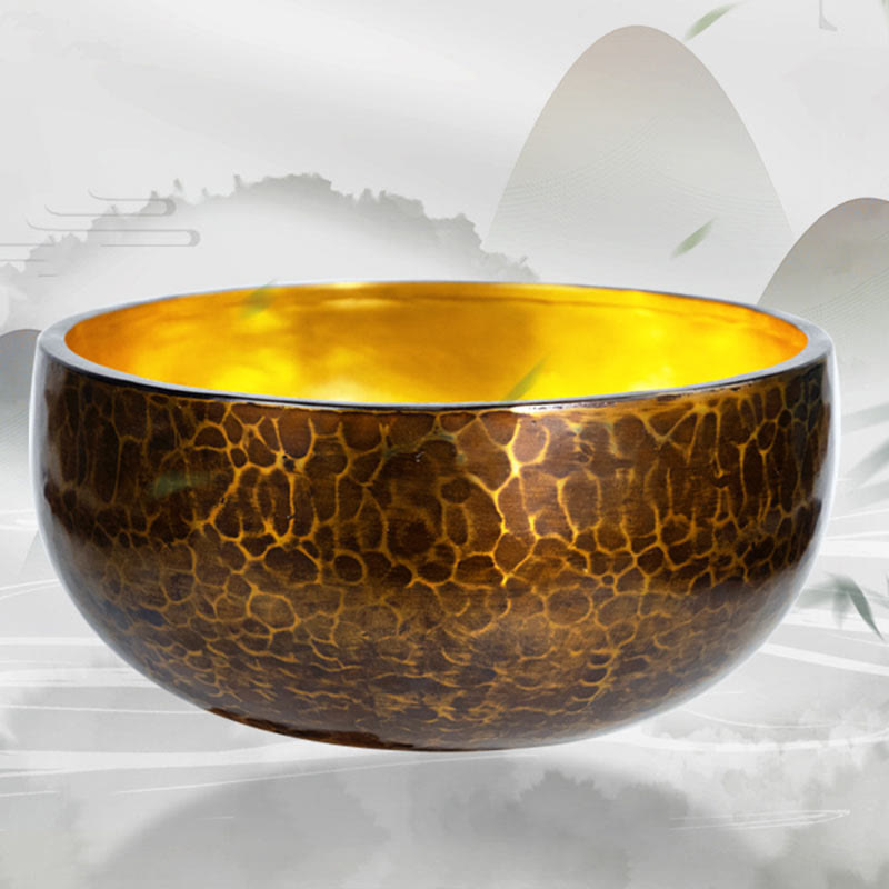 Mythstone Tibetan Meditation Sound Bowl Handcrafted Healing Yoga Mindfulness Singing Bowl Set