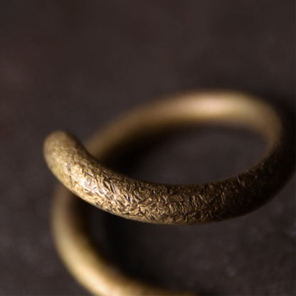 Mythstone Simple Design Copper Luck Adjustable Ring