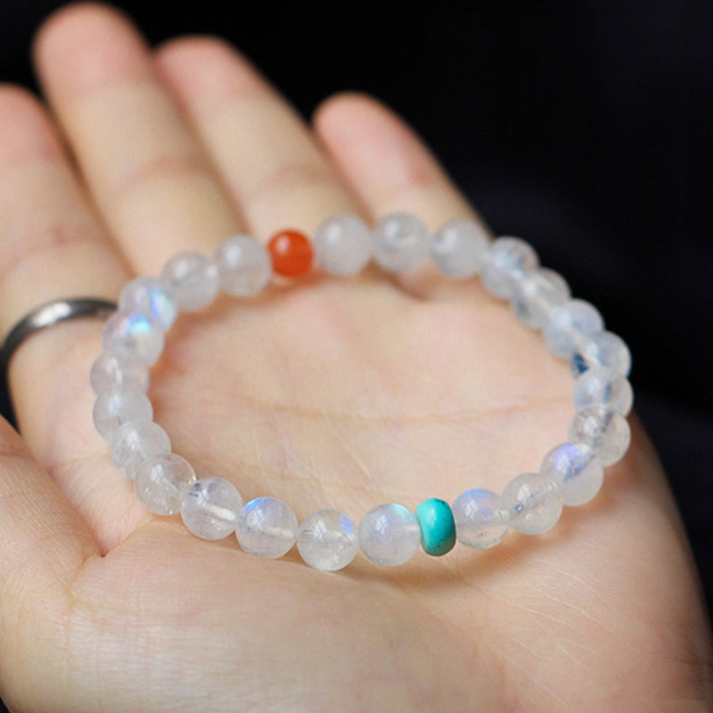 Mythstone Moonstone Calm Healing Positive Bracelet