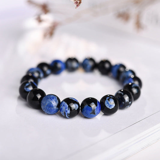 Mythstone Various Agate Black Onyx Protection Bracelet