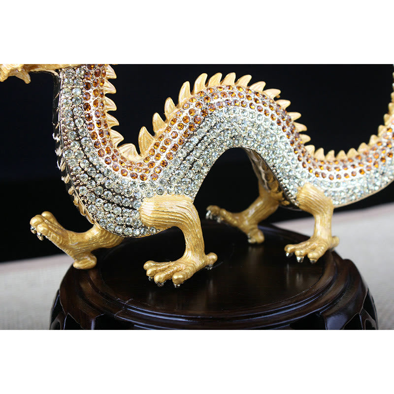 Mythstone Handmade Feng Shui Dragon Luck Success Home Decoration