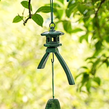 Mythstone Auspicious Wall Hanging Chime Bell Luck Handmade Home Decoration