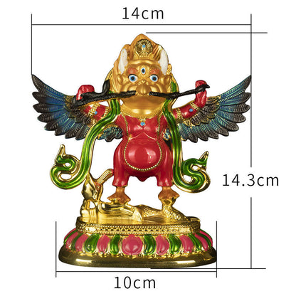 Mythstone Tibet Garuda Bird Alloy Keep Evil Spirits Away Home Decoration