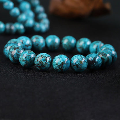 Pulsera de fuerza y ​​valor con piedra fénix natural Mythstone 