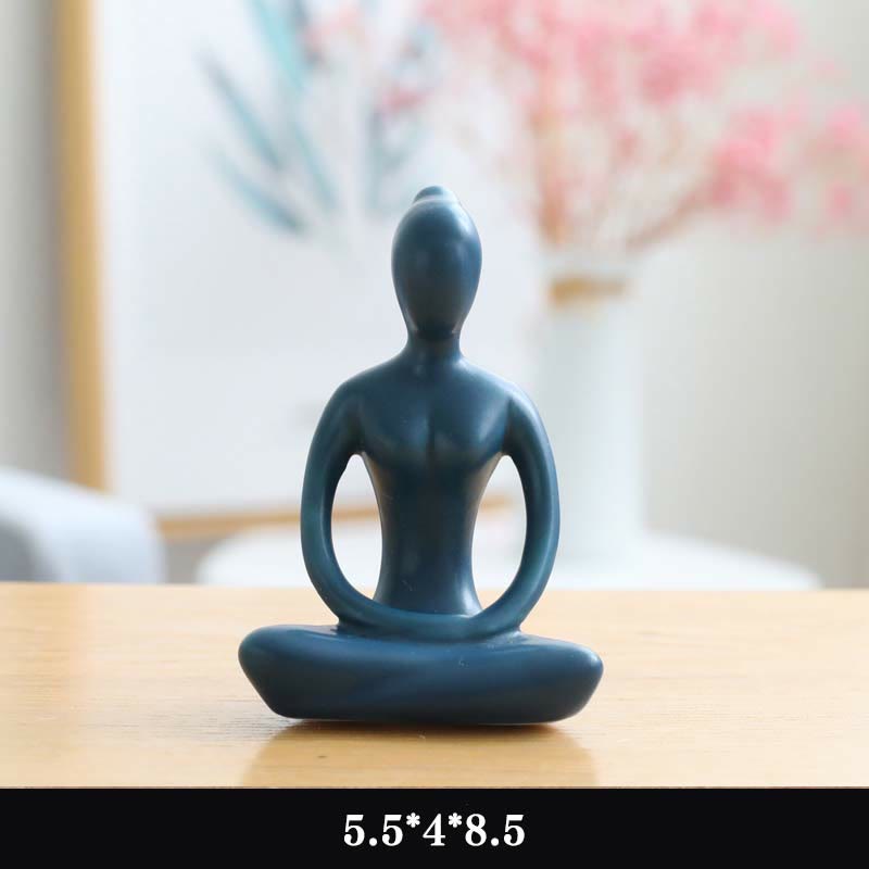 Mythstone AMythstonetract Yoga Meditation Exercise Ceramics Spiritual Figurine Sculpture Decoration