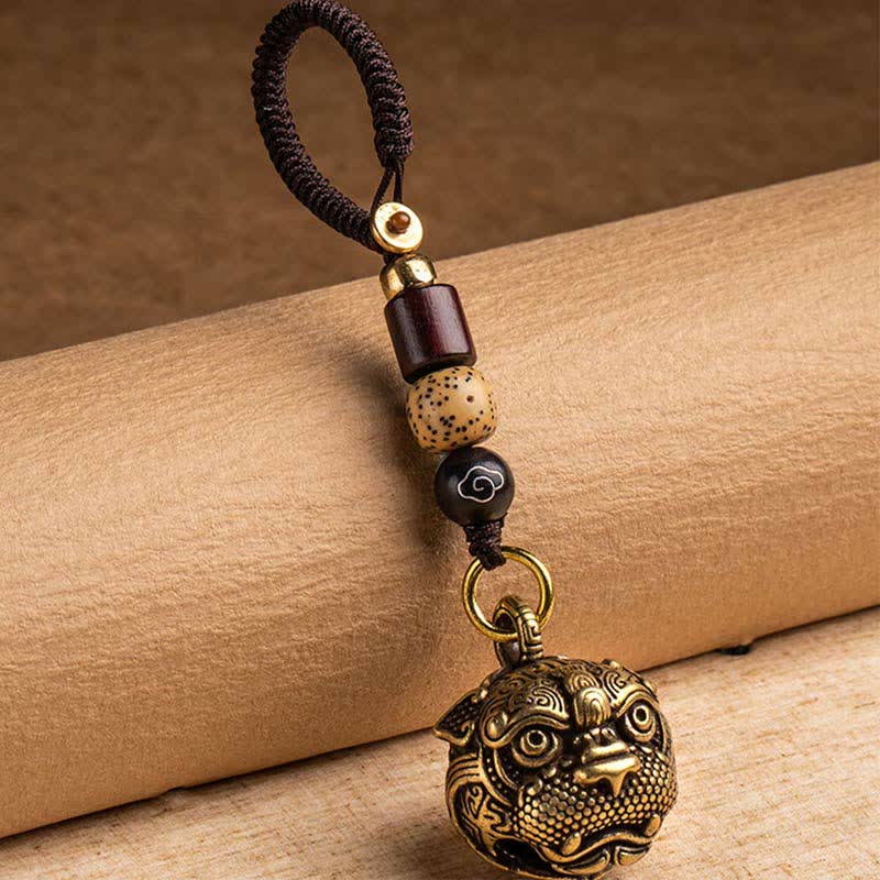 Mythstone PiXiu Wealth Copper Key Chain