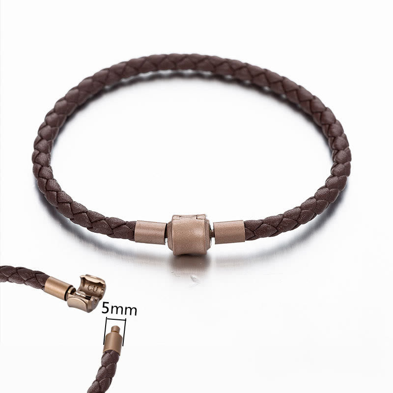 Mythstone Vintage Leather Rope Luck Braid String Bracelet