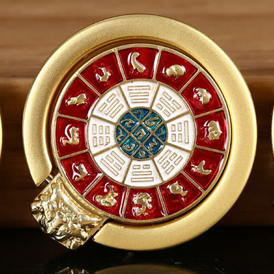 Soporte universal para teléfono con forma de anillo para teléfono con diseño de la paz tibetana Om Mani Padme Hum de Mythstone