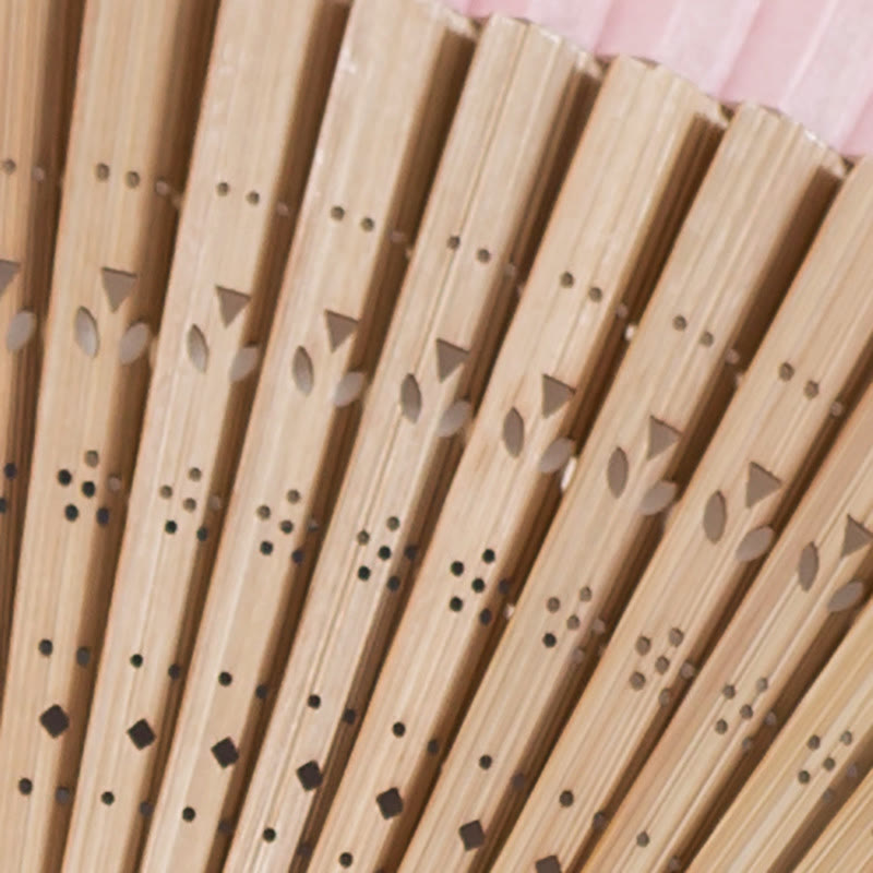 Mythstone Gradient Handheld Bamboo Folding Fan