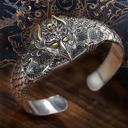 Mythstone Tibetan Garuda Bird Wisdom Protection Bracelet Bangle