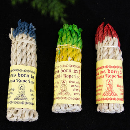 Mythstone Nepal Rope Incense Purify Healing Meditation Incense