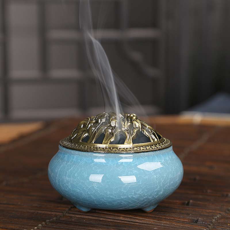 Mythstone Colorful Ceramic Incense Burner