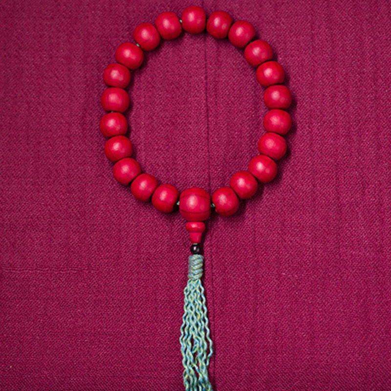 Mythstone Abelia Biflora Wood Warding Off Evil Spirits Wrist Mala