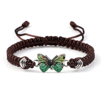 Pulsera con dije de mariposa y amor por la libertad de Mythstone