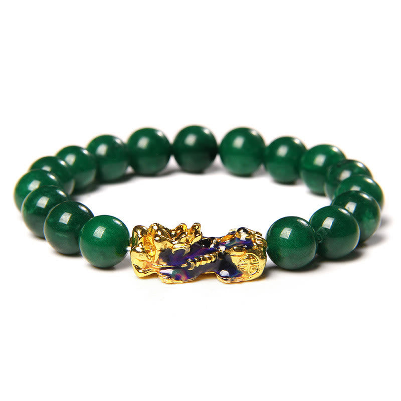 Mythstone Pixiu Jade Abundance Protection Bracelet