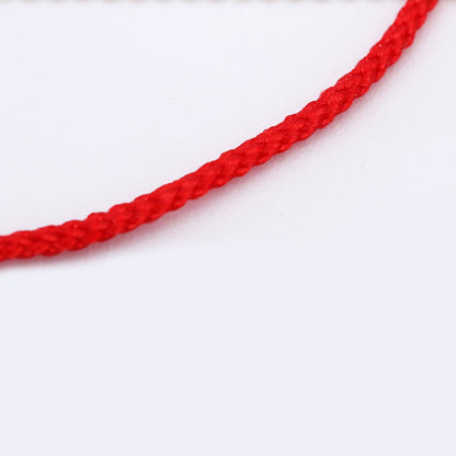 Mythstone 925 Sterling Silver Color-changing Chinese Zodiac Luck Protection Red String Chain Bracelet