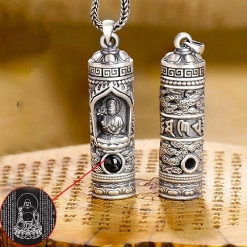 Mythstone Chinese Zodiac Natal Buddha Projection Prosperity Necklace Pendant