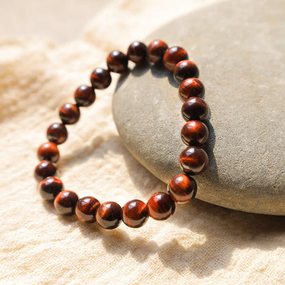 Mythstone Natural Tiger Eye Healing Bead Bracelet