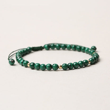 MythStone Natural Malachite Protection Calmness String Bracelet