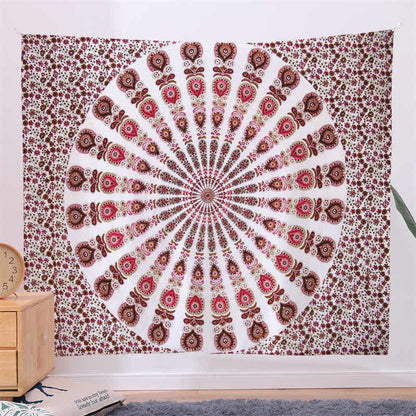 Bohemian Mandala Pattern Tapestry Wall Hanging Wall Art Focus Creativity Home Living Room Decor