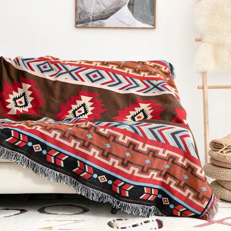 Mythstone Geometric Warm Comfortable Camping Home Office Bed Blanket