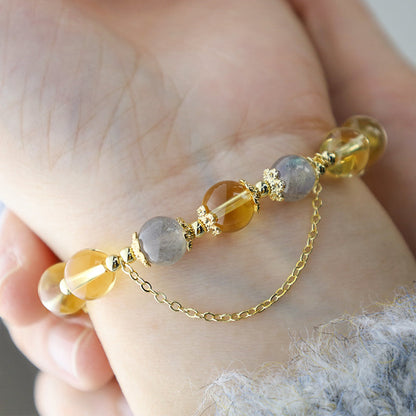 Mythstone Blessed Moon Citrine Abundant Energy Bracelet