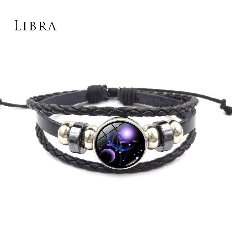 Mythstone 12 Constellations of the Zodiac Moon Protection Bracelet