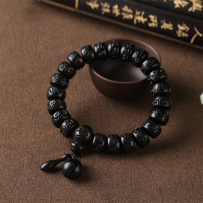 MythStone Tibetan Lightning Strike Wood Protection Bracelet