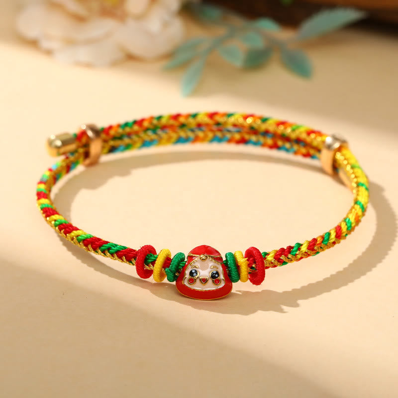 Mythstone Colorful Rope Zongzi Pattern Luck Handmade Child Adult Bracelet