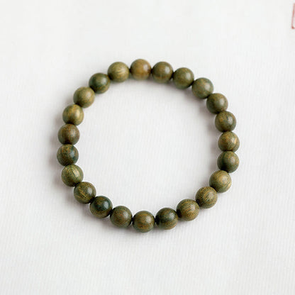 Mythstone Tibetan Green Sandalwood Soothing Cure Bracelet