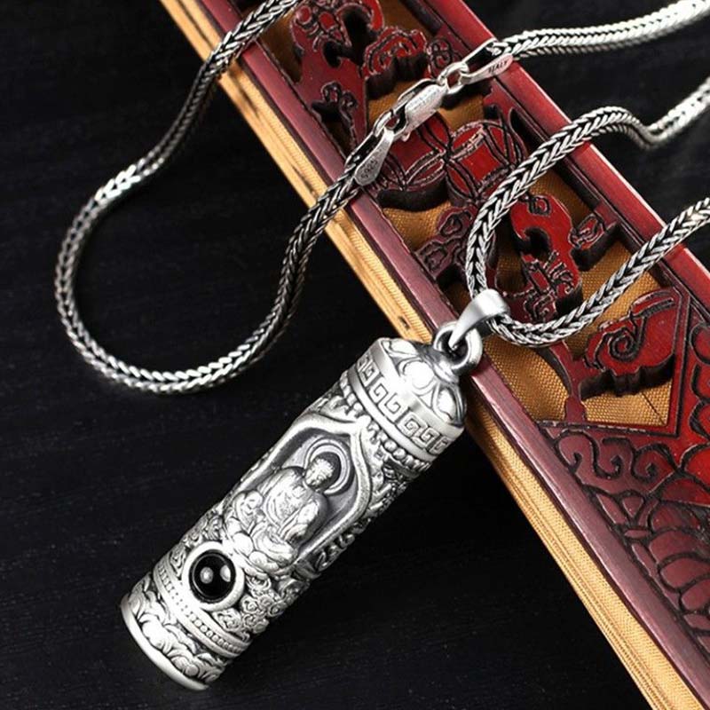 Mythstone Chinese Zodiac Natal Buddha Projection Prosperity Necklace Pendant