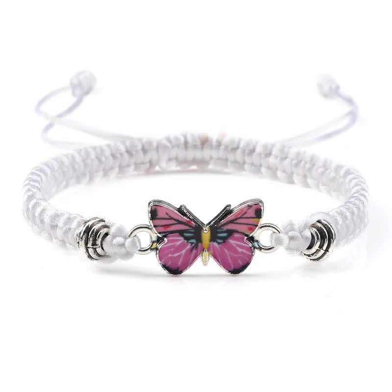 Pulsera con dije de mariposa y amor por la libertad de Mythstone