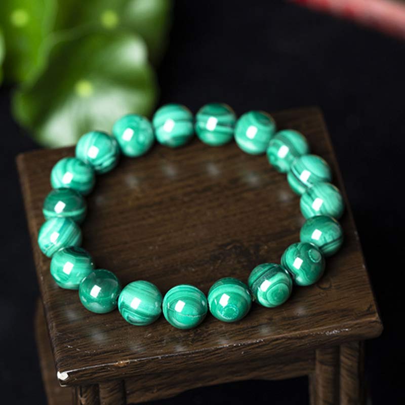 Mytthstone Natural Malachite Protection Calmness Bracelet