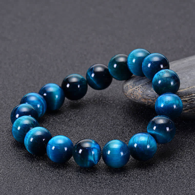 Mythstone Blue Tiger Eye Protection Bracelet