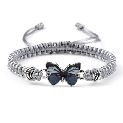 Pulsera con dije de mariposa y amor por la libertad de Mythstone