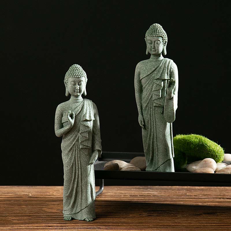 Mythstone Tibetan Meditation Contemplation Buddha Serenity Compassion Statue Figurine Decoration