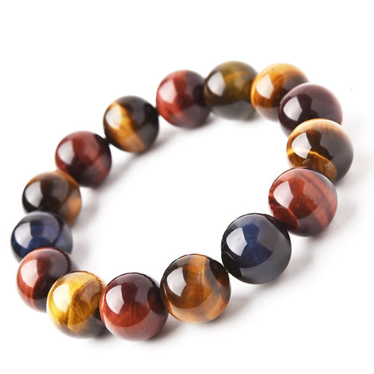 MythStone Natural Tiger Eye Positive Protection Bracelet