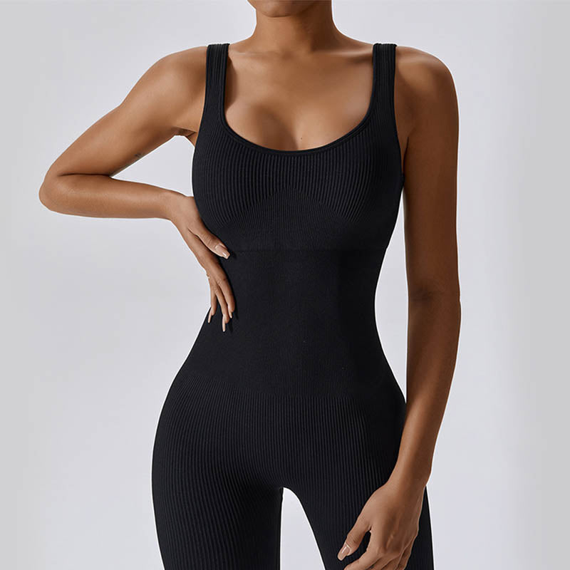 Mythstone Seamless High Stretch Jumpsuit Sports Fitness Yoga Women Bodysuit