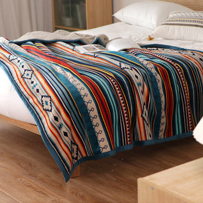 Mythstone Geometric Warm Soft Bed Throw Blanket