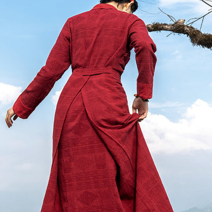 Mythstone Tibetan Dress Clothing Lhasa Long Wrap Dress Maxi Dress Women Clothing